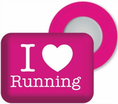 I Love Running růžová